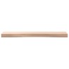 Dessus de bureau 80x(36-40)x4 cm bois massif de hêtre 