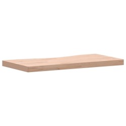 Dessus de bureau 80x(36-40)x4 cm bois massif de hêtre 