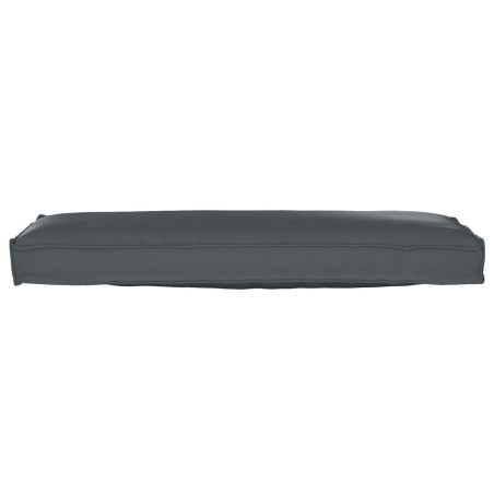 Coussin de palette pour banc anthracite 120x40x8 cm en tissu Oxford 