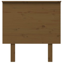 Tête de lit Marron miel 79x6x82,5 cm Bois massif de pin 