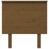 Tête de lit Marron miel 79x6x82,5 cm Bois massif de pin 