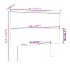 Tête de lit Marron miel 79x6x82,5 cm Bois massif de pin 