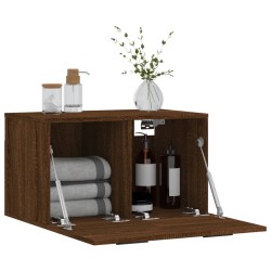 Armoire murale Chêne marron 60x36,5x35 cm Bois d'ingénierie 