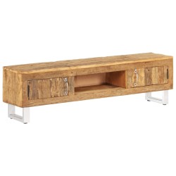 Meuble TV Bois de récupération massif 140x30x40 cm 