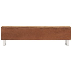 Meuble TV Bois de récupération massif 140x30x40 cm 