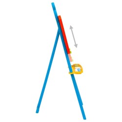 Chevalet 2 en 1 pour enfants avec tableau noir et tableau blanc 