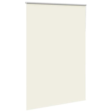 Store enrouleur occultant blanc cassé 150x210 cm largeur tissu 