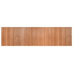 Tapis rectangulaire naturel 80x300 cm bambou 