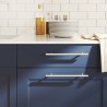 Poignées d'armoire 20 pcs argenté 192 mm acier inoxydable 