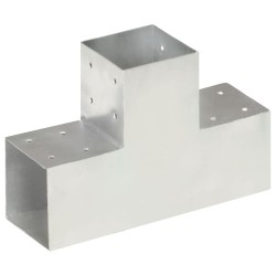 Connecteur de poteau Forme en T Métal galvanisé 101x101 mm 