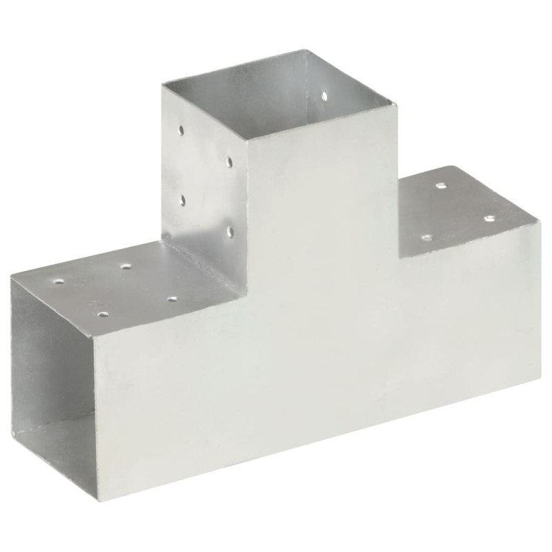 Connecteur de poteau Forme en T Métal galvanisé 101x101 mm 