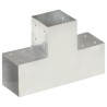 Connecteur de poteau Forme en T Métal galvanisé 101x101 mm 
