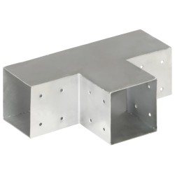 Connecteur de poteau Forme en T Métal galvanisé 101x101 mm 