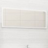 Miroir de salle de bain Blanc 90x1,5x37 cm Aggloméré 