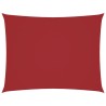 Voile de parasol tissu oxford rectangulaire 3x4 m rouge 