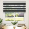 Store enrouleur tamisant 120 x 175 cm noir 