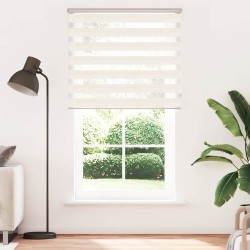 Store zèbre beige marbré largeur du tissu 125,9 cm polyester 