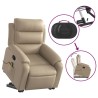 Fauteuil inclinable de massage Cappuccino Similicuir 