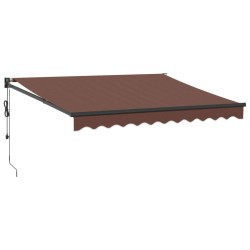 Auvent rétractable automatique marron 300x250 cm 