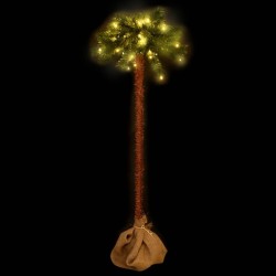 Sapin de Noël avec LED 210 cm 