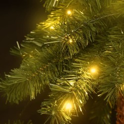 Sapin de Noël avec LED 210 cm 