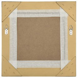 Miroir mural style baroque 40x40 cm Doré 