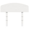 Tête de lit blanc 75 cm bois massif de pin 