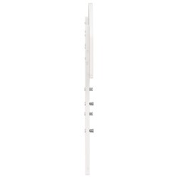 Tête de lit blanc 75 cm bois massif de pin 