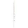 Tête de lit blanc 75 cm bois massif de pin 