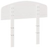 Tête de lit blanc 75 cm bois massif de pin 