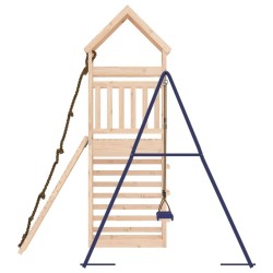 Aire de jeux d'extérieur bois de pin massif 