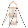 Aire de jeux d'extérieur bois de pin massif 