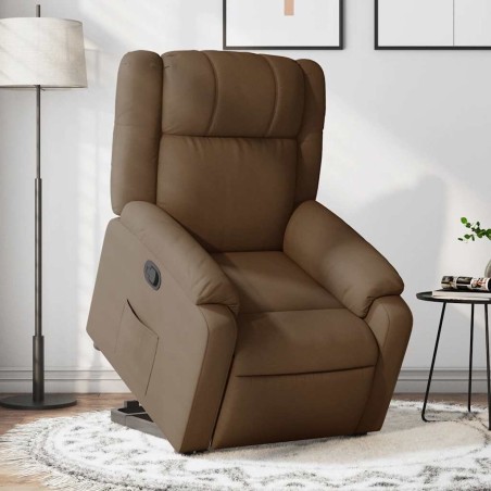 Fauteuil inclinable Marron Tissu 