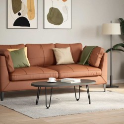 Pieds en épingle à cheveux pour table basse 4 pièces Noir 30 cm Acier massif 