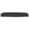 Coussin Pallet pour Banc Noir 120x40x8 cm Tissu Oxford 