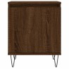 Table de chevet chêne marron 40x30x50 cm bois d'ingénierie 