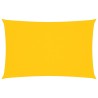 Voile de parasol tissu oxford rectangulaire 2,5x5 m jaune 