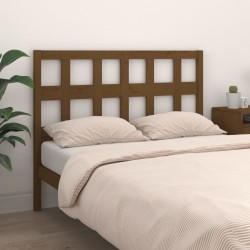 Tête de lit Marron miel 155,5x4x100 cm Bois massif de pin 