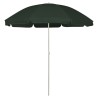Parasol de plage vert 240 cm 