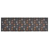 Tapis de cuisine lavable impression de pattes 60x180 cm velours 