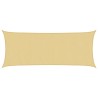 Voile d'ombrage sable 4,5x2 m 100 % polyester oxford 