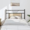 Tête de lit chêne sonoma 80 cm bois d'ingénierie et acier 
