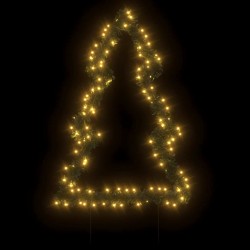 Décoration lumineuse arbre de Noël avec piquets 115 LED 90 cm 