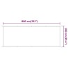 Auvent vertical Anthracite 100x800 cm Tissu oxford 