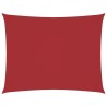 Voile de parasol tissu oxford rectangulaire 3x4,5 m rouge 