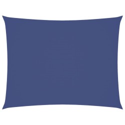 Voile de parasol tissu oxford rectangulaire 3x4,5 m bleu 