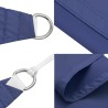 Voile de parasol tissu oxford rectangulaire 3x4,5 m bleu 