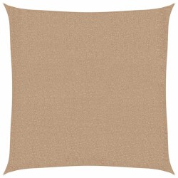 Voile d'ombrage 160 g/m² Taupe 3,6x3,6 m PEHD 