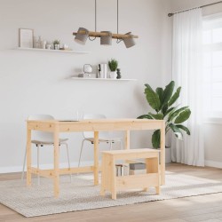 Banc d'entrée 60x28x45 cm bois de pin massif 