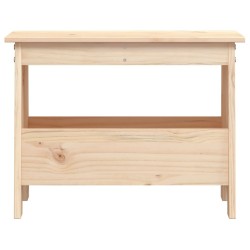 Banc d'entrée 60x28x45 cm bois de pin massif 